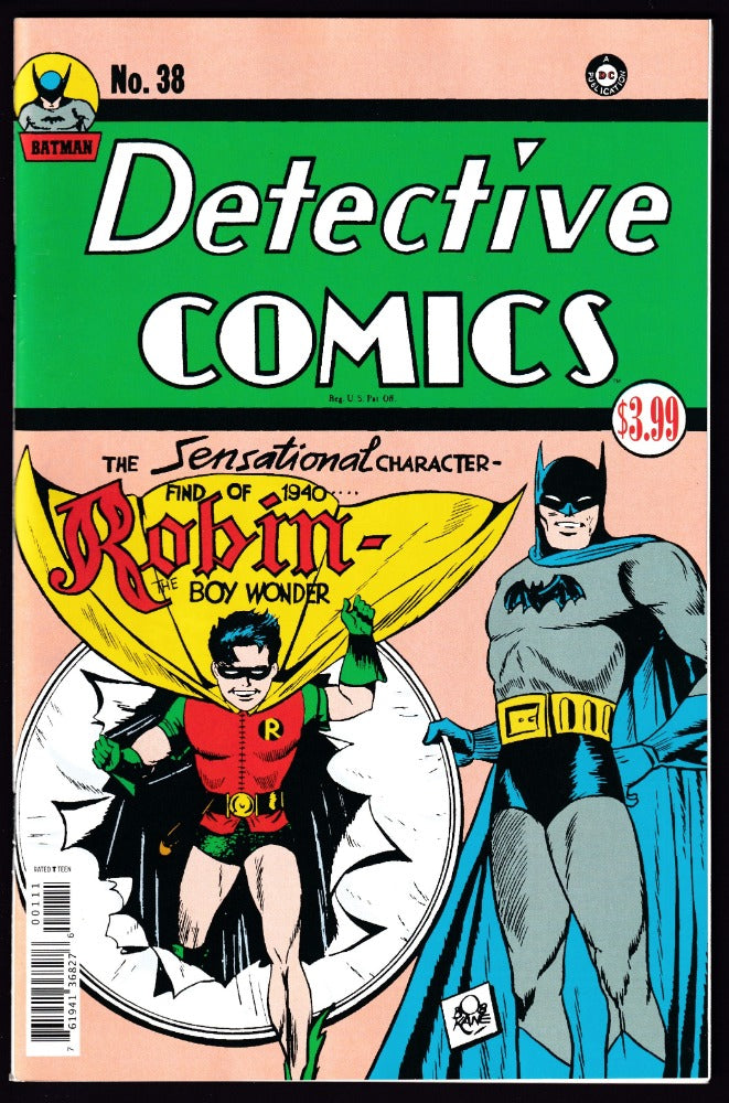 Detective Comics #38 facsimile
