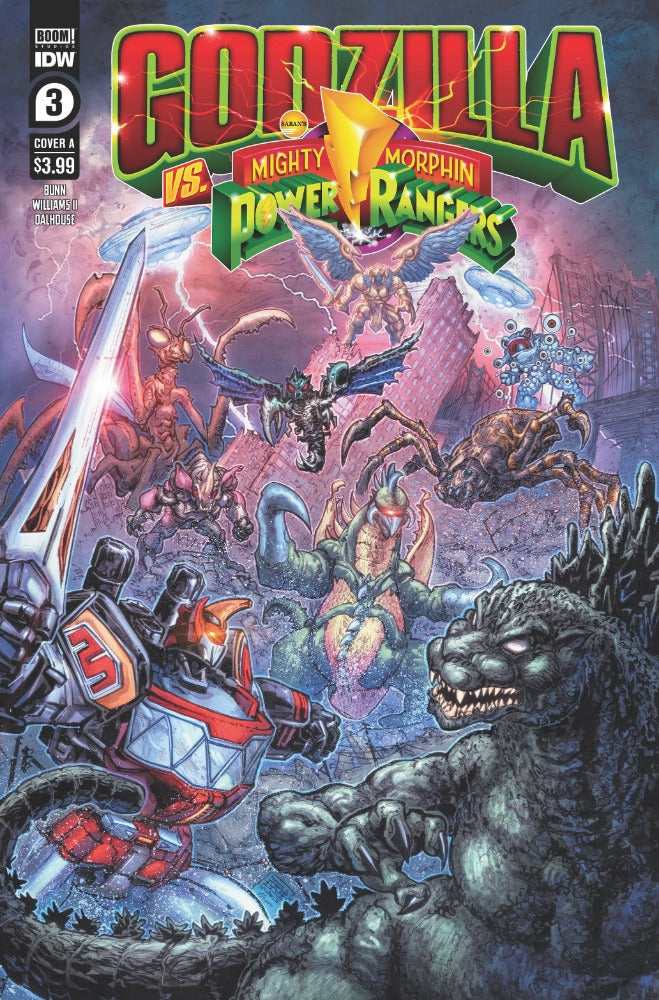 Godzilla VS Mighty Morphin Power Rangers