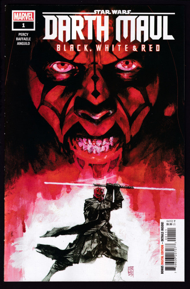 Star Wars Darth Maul Black White & Red