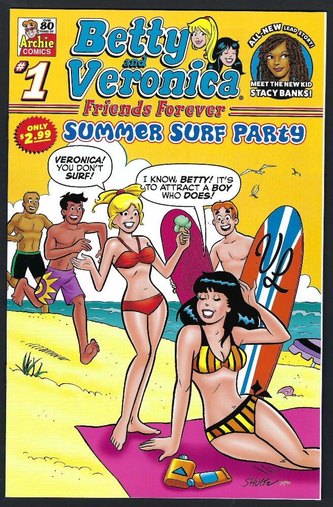 BETTY AND VERONICA FRIENDS FOREVER SUMMER SURF PARTY